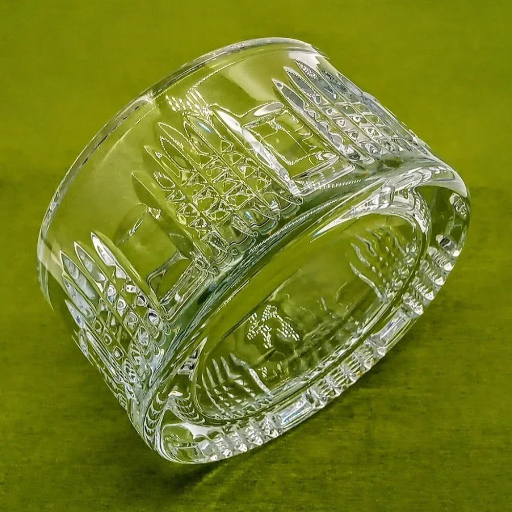Waterford Crystal Dungarvan Wine Bottle Coaster Bowl